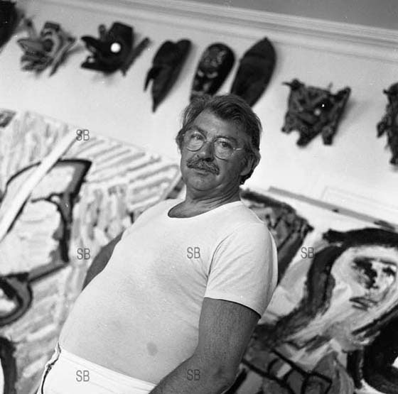 Dans l'atelier de Karel Appel, Monaco