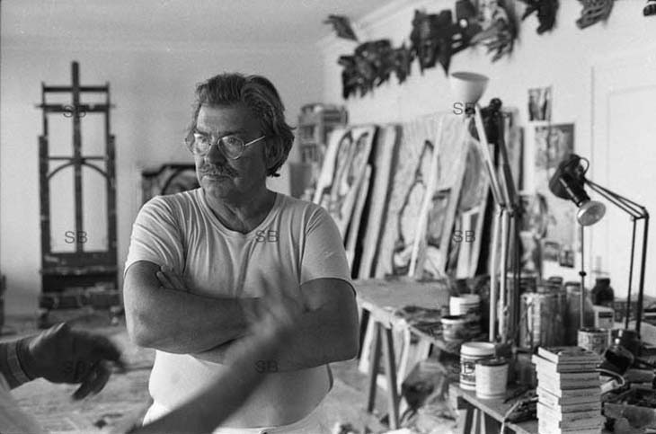 Dans l'atelier de Karel Appel, Monaco