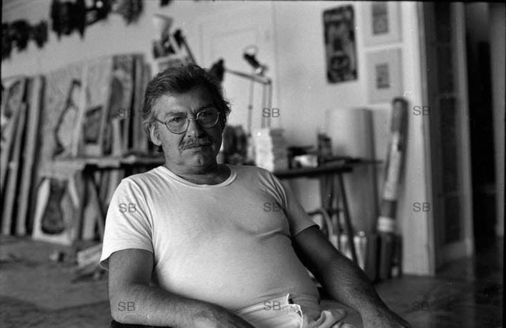 Dans l'atelier de Karel Appel, Monaco